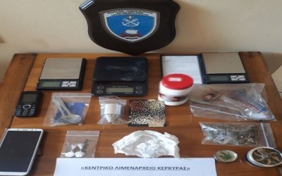 Συλλήψεις για παράβαση του νόμου περί ναρκωτικών ουσιών στην Κέρκυρα