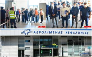 Επιθεώρηση Χαρδαλιά στο Αεροδρόμιο Κεφαλονιάς: «Το άνοιγμα των πτήσεων εξωτερικού θα γίνει με όρους δημόσιας υγείας και χωρίς καμία έκπτωση»