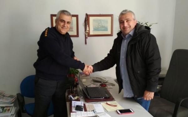 Επίσκεψη του νέου διοικητή της Πυροσβεστικής στο Επιμελητήριο