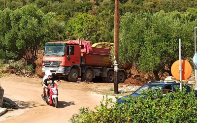 Προσοχή! Μεγάλη κίνηση φορτηγών από Αγία Ευφημία προς Σάμη