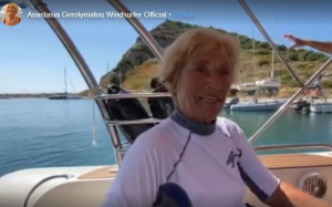 Αξιέπαινη! Δεν τα κατάφερε η Αναστασία Γερολυμάτου να ολοκληρώσει τον διάπλου Κατελειός - Ζάκυνθος