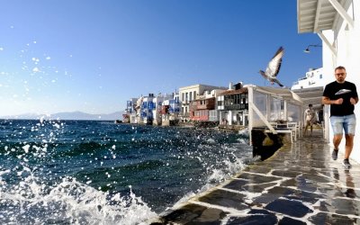 Συναγερμός στη Μύκονο, στο... «πορτοκαλί» το νησί των ανέμων