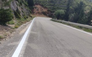 Ξεκίνησε το έργο διαγράμμισης στο Επαρχιακό Οδικό Δίκτυο Φισκάρδο-Αγία Ευφημία-Σάμη