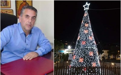 Άναψε το Χριστουγεννιάτικο δέντρο στην Ιθάκη - Στανίτσας: "Στόχος του χρόνου να στολίσουμε όλοι μαζί το νησί μας"