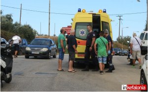 Τροχαίο ατύχημα 50χρονης στον Περιφερειακό του Αργοστολίου (εικόνες)