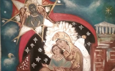 Αφιέρωμα στην «καιόμενη βάτο» από την αγιογράφο Μαριλένα Φωκά στο Σταθοπούλειο πολιτιστικό κέντρο στο Βύρωνα