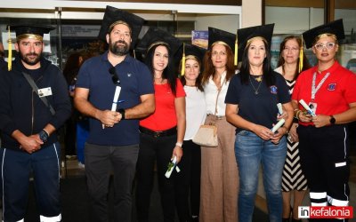 Αγιασμός και τιμητικοί έπαινοι στους σπουδαστές της ΣΑΕΚ Νοσοκομείου Κεφαλονιάς