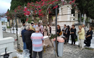 Το Μεγάλο μνημόσυνο στο κοιμητήριο του Δραπάνου (εικόνες)