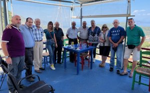 Την Ιθάκη επισκέφθηκε η επικεφαλής του συνδυασμού Μένουμε ΙΟΝΙΟ, Μαρία Δρυ