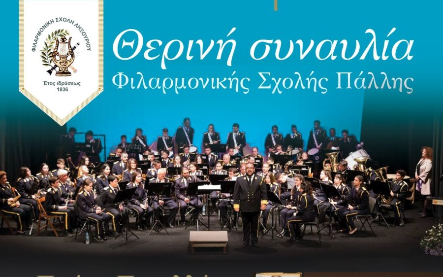 Aπόψε η συναυλία της Φιλαρμονικής Σχολής Πάλλης - Η ελληνική πρεμιέρα του μουσικού έργου Suite 2020 for concert band