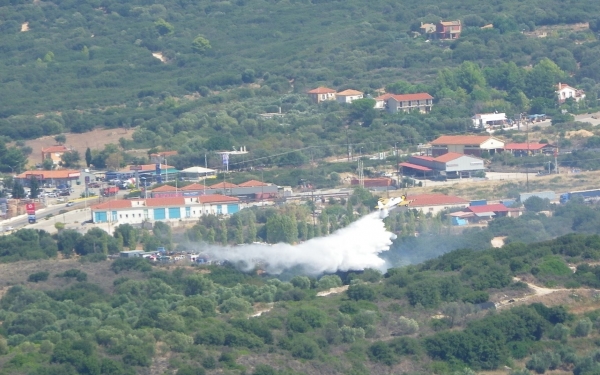 Έσβησε γρήγορα η φωτιά στα Κοκκύλια (εικόνες)