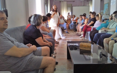 Η Άννα Δενδρινού επισκέφθηκε το Κ.Δ.Η.Φ. Ατόμων με Αναπηρία στο Ληξούρι