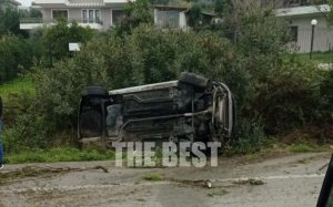 Πατρών-Πύργου: Νέο τρομακτικό ατύχημα με ανατροπή οχήματος (εικόνες)