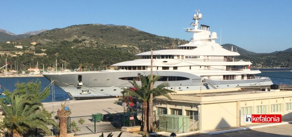 Στο Αργοστόλι η 93μετρη θαλαμηγός του 3ου πλουσιότερου Μεξικανού!