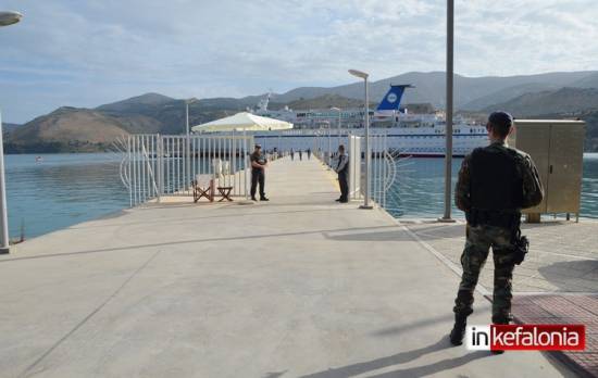 Αργοστόλι: Δρακόντεια τα μέτρα ασφαλείας στην άφιξη Ισραηλινού Κρουαζιερόπλοιου (photos)