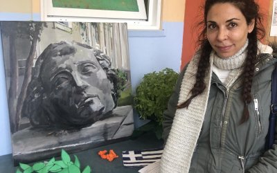 2o Δημοτικό Σχολείο Αργοστολίου: Ευχαριστήριο στην εικαστικό Μαρίνα Στελλάτου