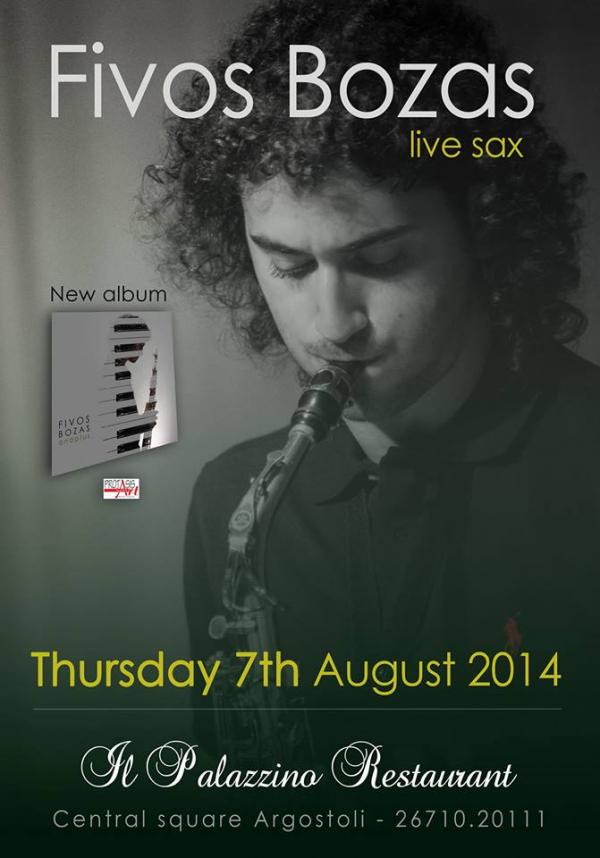 Φοίβος Μποζάς Live Sax στις 7 Αυγούστου