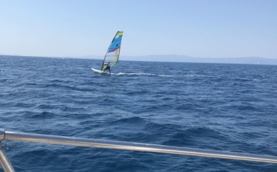 Ξεκίνησε τον διάπλους Σκάλα Κεφαλονιάς - Κυλλήνη η Αναστασία Γερολυμάτου! (εικόνα)