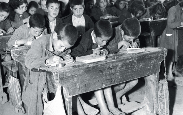 Μπάμπης Γαλανός: Μαθητής Α' Δημοτικού το 1953
