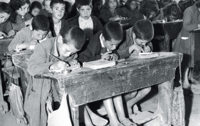 Μπάμπης Γαλανός: Μαθητής Α' Δημοτικού το 1953