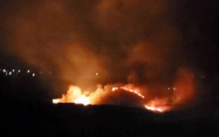 Τρία μέτωπα φωτιάς στην περιοχή της Θηνιάς