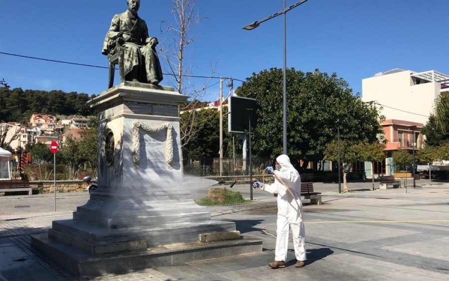 Ο Δήμαρχος Αργοστολίου ενημερώνει για τις απολυμάνσεις σε όλα τα Δημοτικά Κτίρια και σε κοινόχρηστους χώρους