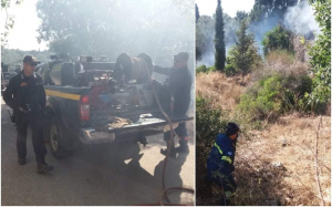 Εικόνες από την σημερινή πυρκαγιά στα Σβορωνάτα