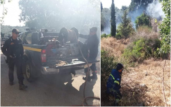 Εικόνες από την σημερινή πυρκαγιά στα Σβορωνάτα