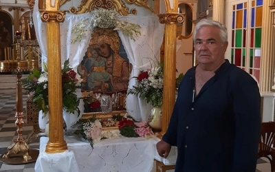 Ευχαριστήριο για την περιφορά της Παναγίας από το Δράπανο στο Αργοστόλι