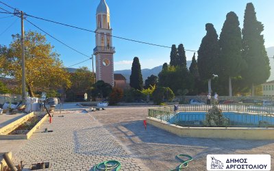 Συνεχίζονται οι εργασίες ανάπλασης της πλατείας των Κεραμειών