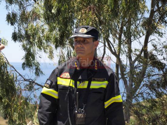 Ο διοικητής Μιλτιάδης Τετενές μιλάει για την πυρκαγιά στα Κλείσματα 