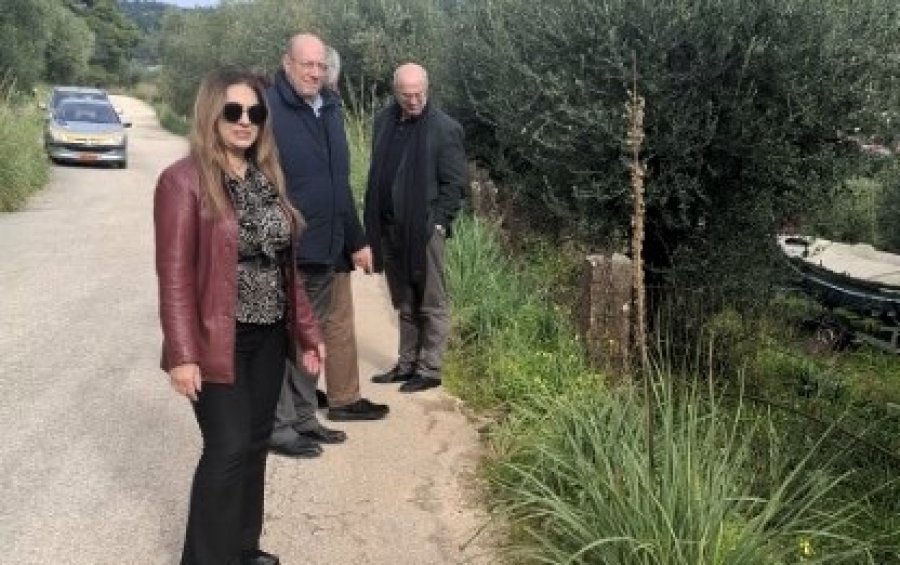 Αυτοψία και δρομολόγηση λύσεων για το οδικό τμήμα στον Πλατρειθιά Ιθάκης