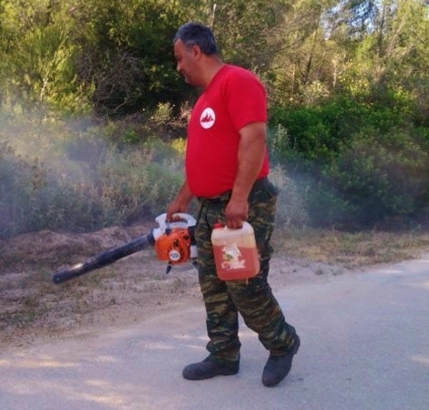 Η Εθελοντική Ομάδα Δασοπροστασίας 21ας έλαβε μέρος με ομάδα μελών της στον καθαρισμό δρόμων στο Τραπεζάκι