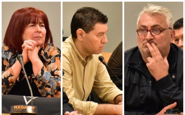 Στη φωτό Άννα Ζαπάντη, Γιώργος Θωμάς και Σταύρος Σπαθής