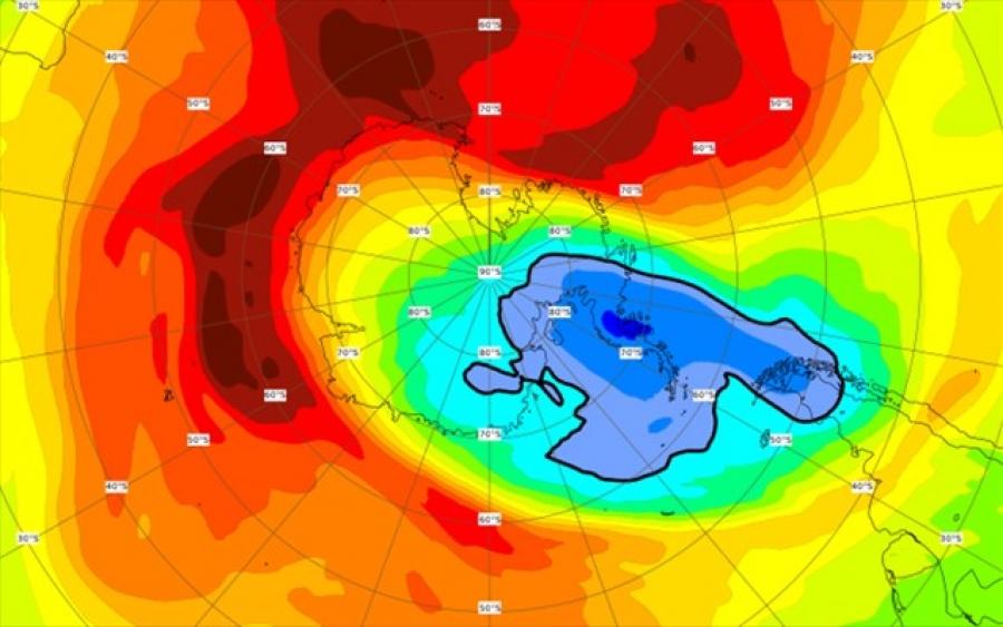 H τρύπα του όζοντος φέτος είναι η μικρότερη εδώ και τρεις δεκαετίες