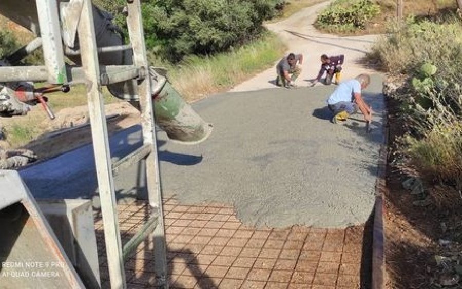 Προκοπάτα: Ευχαριστίες του Δ.Σ του ΠΣ " Το Φανερό" και κατοίκων, στην Δημοτική Αρχή Αργοστολίου για την τσιμεντόστρωση τμήματος χωμάτινου δρόμου του χωριού