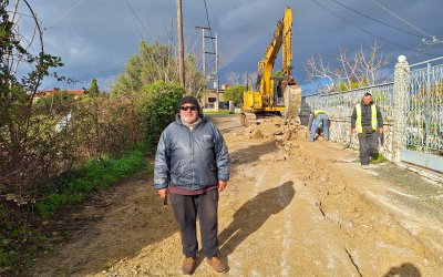 Μικέλης Μαφρέδας: &quot;Το μεγαλύτερο έργο υποδομής που γίνεται στα χωριά μας εδώ και δεκαετίες&quot;