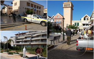 Αργοστόλι: Συνεχίζονται οι απολυμάνσεις των κοινοχρήστων χώρων - Σαμούρης: "Συμβάλλουμε στην διατήρηση της Δημόσιας Υγείας"