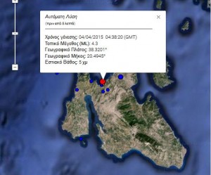 Πρωινό «κούνημα» 4,3 βαθμών