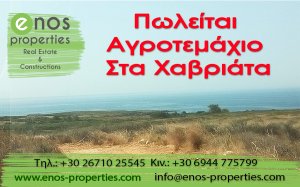 Πωλείται αγροτεμάχιο στα Χαβριάτα, πολύ κοντά στην θάλασσα