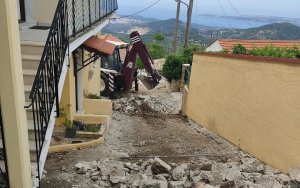 Διλινάτα: Ξεκίνησαν τα έργα τσιμεντόστρωσης σε επικίνδυνους δρόμους του χωριού (εικόνες/video)