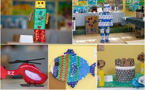 2o Δημοτικό Σχολείο Αργοστολίου: Κατασκευές από ανακυκλώσιμα υλικά! (εικόνες)