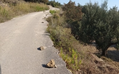 Αναγνώστης για τον δρόμο Ληξούρι - Σκινέα: "Ξερά χορτάρια και επικίνδυνα σημεία" (εικόνες)