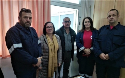 Ευχαριστήριο απο το Δημοτικό Σχολείο Βλαχάτων στην Εθελοντική Ομάδα Δασοπροστασίας Εικοσιμίας