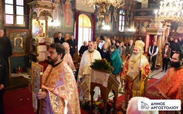 Γιόρτασε ο Άγιος Σπυρίδωνας στο Λιθόστρωτο Αργοστολίου