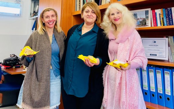 Έκοψαν Βασιλόπιτα στο Γυμνάσιο Λ/Τ Μεσοβουνίων