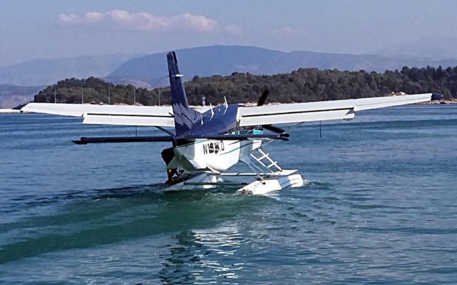 Ξεκίνησαν οι πρώτες δοκιμαστικές πτήσεις των υδροπλάνων στην Κέρκυρα