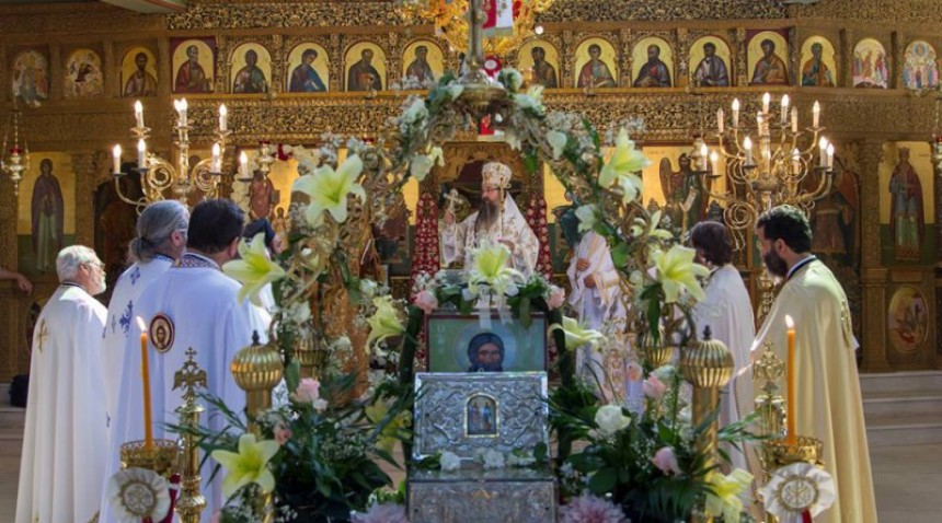 Η Ιερά Πανήγυρη μετακομιδής των λειψάνων του Αγίου Ραφαήλ στην Ιθάκη