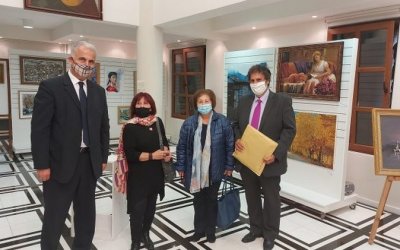 Εντυπωσίασε η εκθεσιακή παρουσία του εικαστικού θεσμού “Τέχνης Φλόγα” στο Νομαρχείο της Aλεξανδρουπολης, με την συμμετοχή και της Μαριλένας Φωκά (εικόνες)