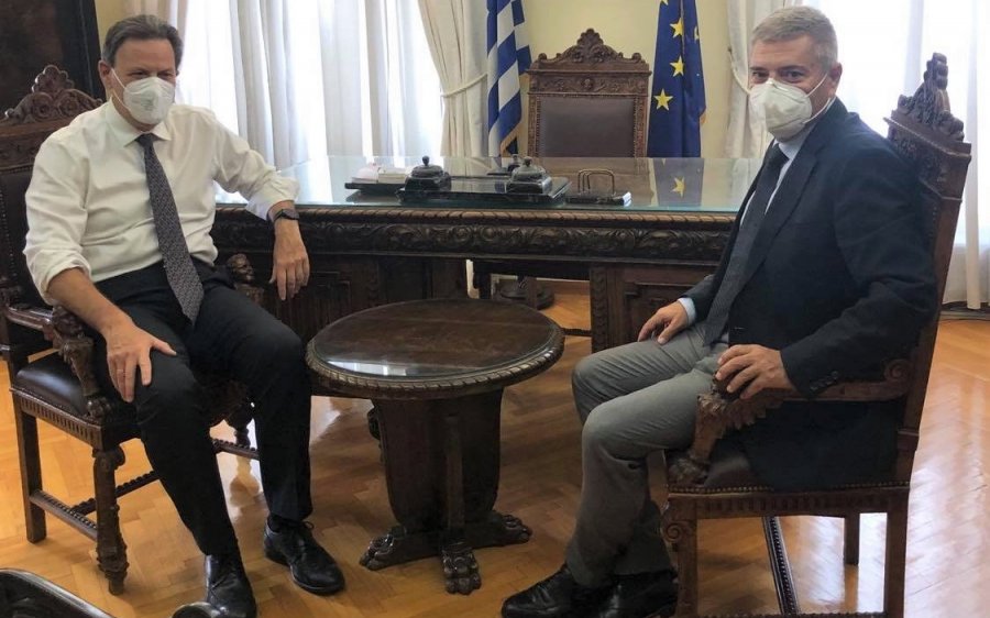 Με τον Αναπληρωτή Υπουργό Οικονομικών συναντήθηκε ο Βουλευτής - Προτεραιότητα η αναβάθμιση του Νοσοκομείου Αργοστολίου